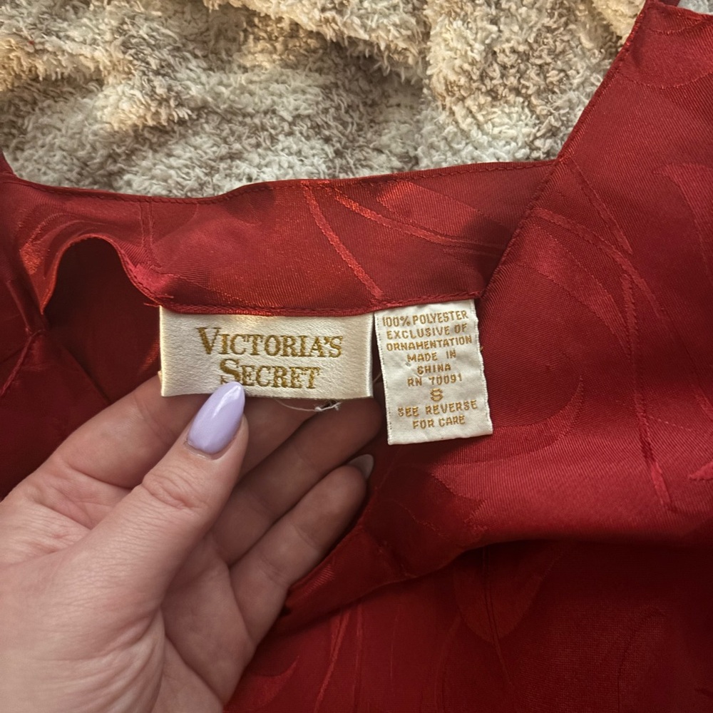 Victoria's Secret Red Satin dress